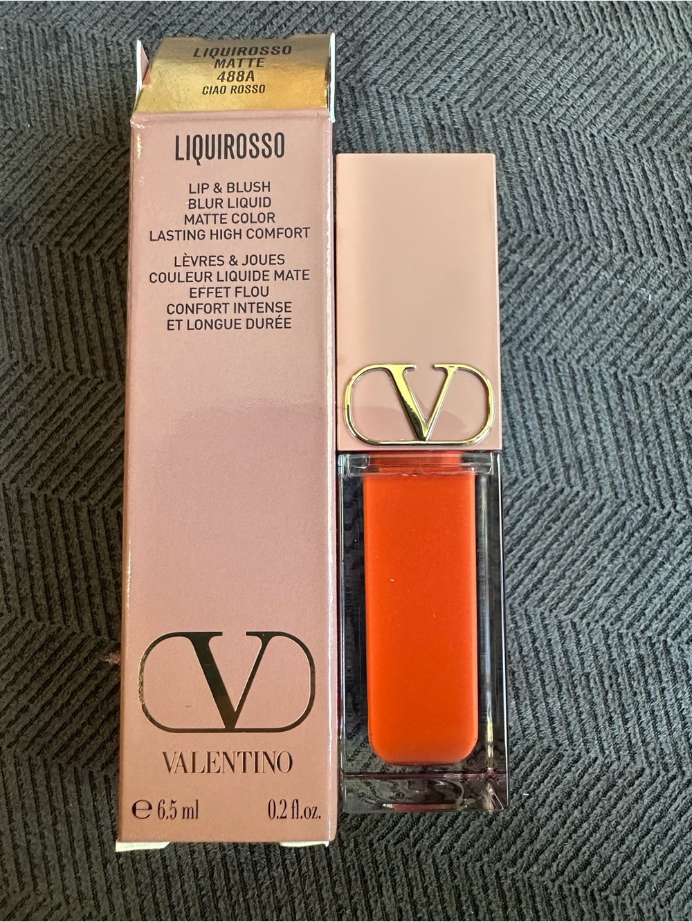 Valentino Liquid Lip & Blush — ciao Rosso